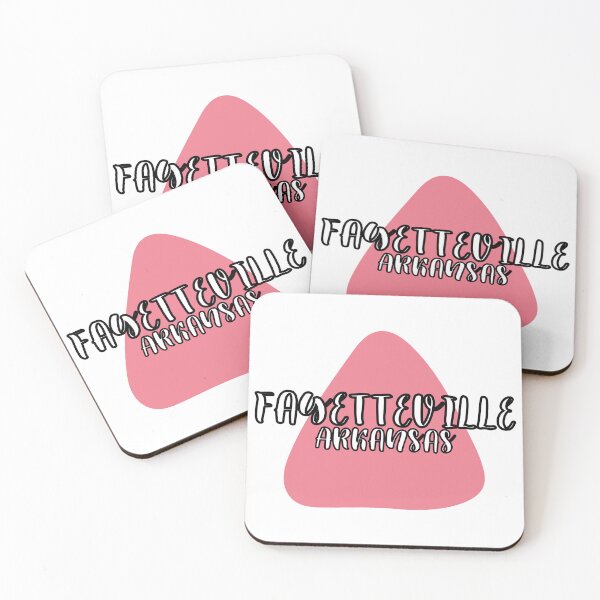 Item preview, Fayetteville Arkansas Pink and White Triangle designed and sold by Pink Ribbon.