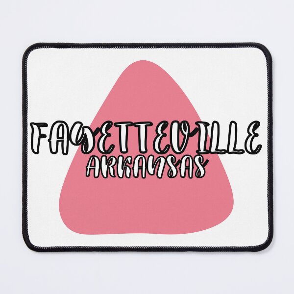 Item preview, Fayetteville Arkansas Pink and White Triangle designed and sold by Pink Ribbon.