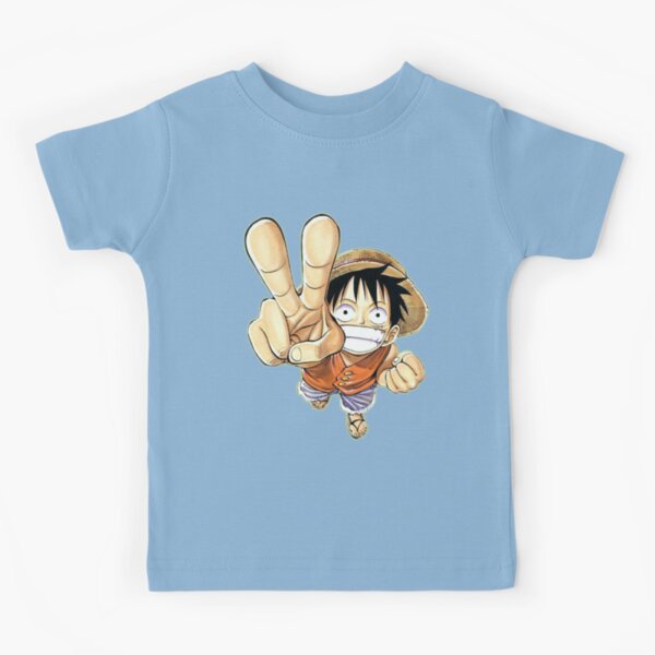 Luffy The Flagship Model One Piece Anime Kid's Clothes - Orange Bison