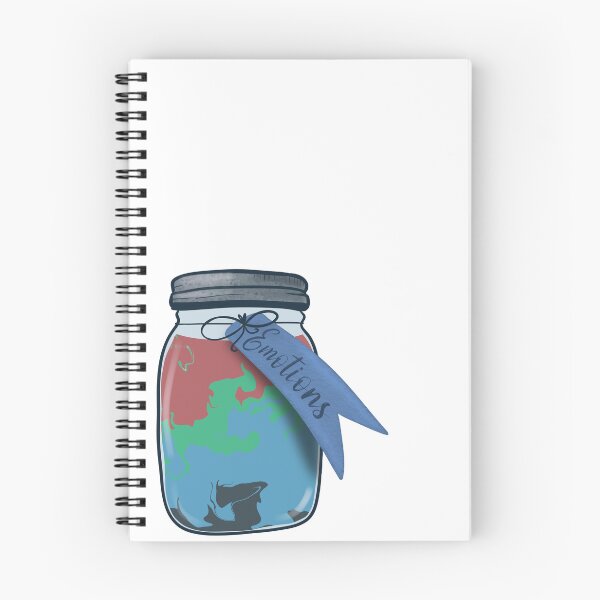Item preview, Mason Jar of Emotions Illustration designed and sold by quirkycounselor.