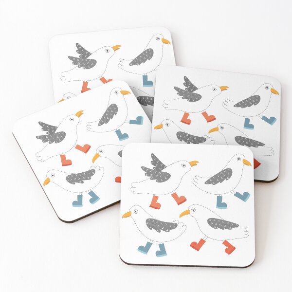 Item preview, Funny seagulls in gumboots designed and sold by Capictures.