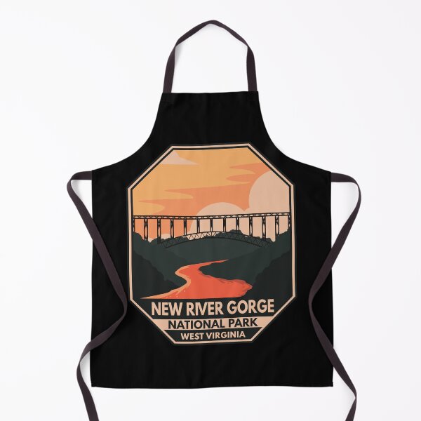 Item preview, New River Gorge National Park Minimal Retro Emblem designed and sold by KrisSidDesigns.