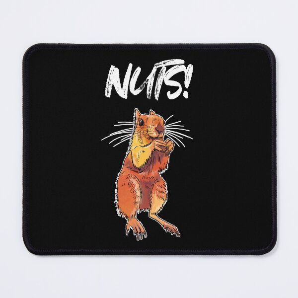 Item preview, Nuts! Squirrel animal funny pun designed and sold by Flo Art Studio.