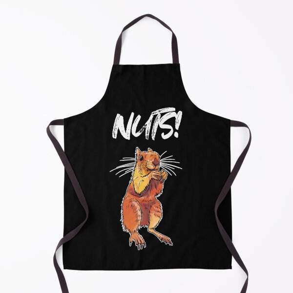 Item preview, Nuts! Squirrel animal funny pun designed and sold by Flo Art Studio.