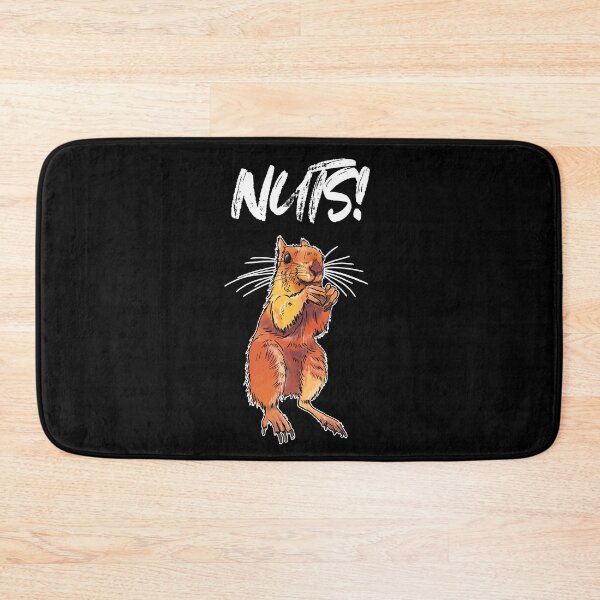 Item preview, Nuts! Squirrel animal funny pun designed and sold by Flo Art Studio.