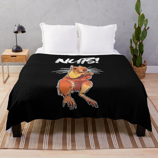 Item preview, Nuts! Squirrel animal funny pun designed and sold by Flo Art Studio.