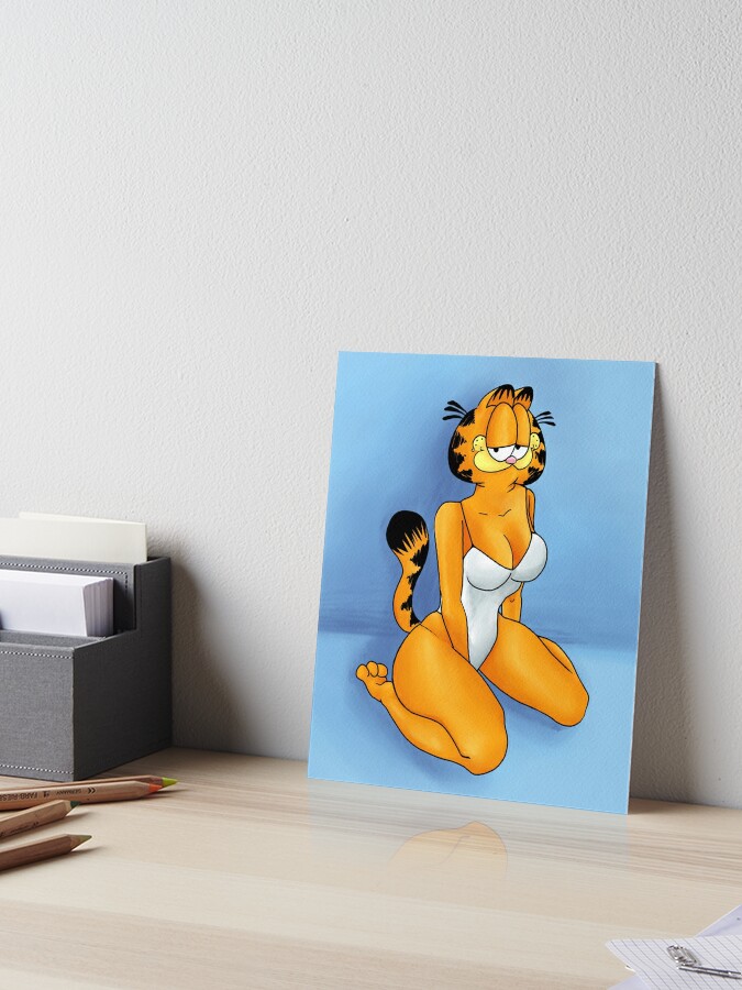Garfield Pinup Poster for Sale by LocalOddity