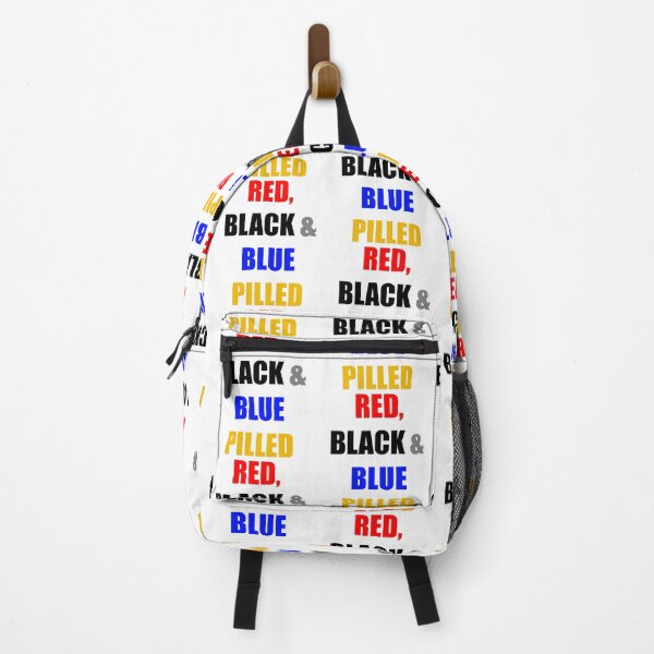 Item preview, RED, BLACK & BLUE PILLED designed and sold by DMcK Designs.