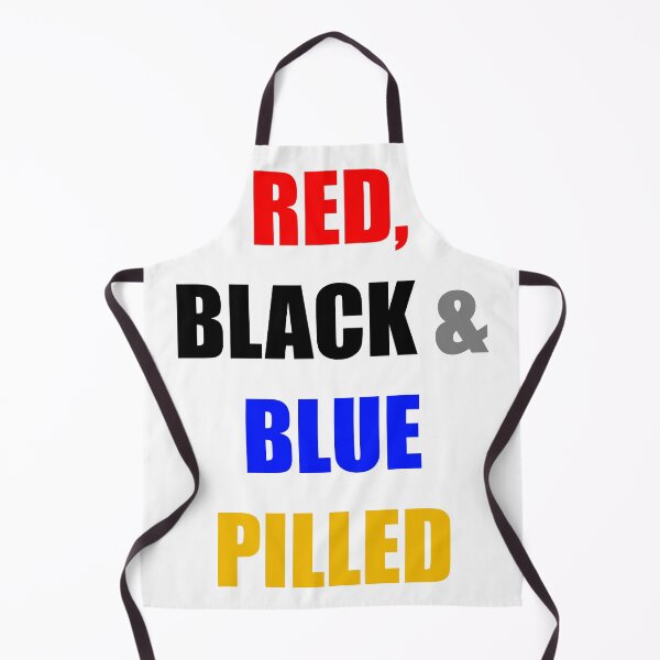 Item preview, RED, BLACK & BLUE PILLED designed and sold by DMcK Designs.