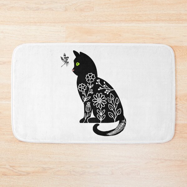 Item preview, Black cat with green eyes designed and sold by MoSaid.