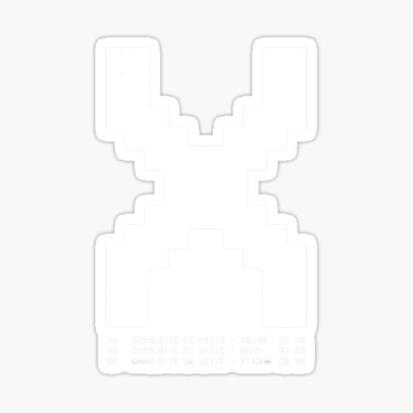 Charlottes de witte X Sticker
