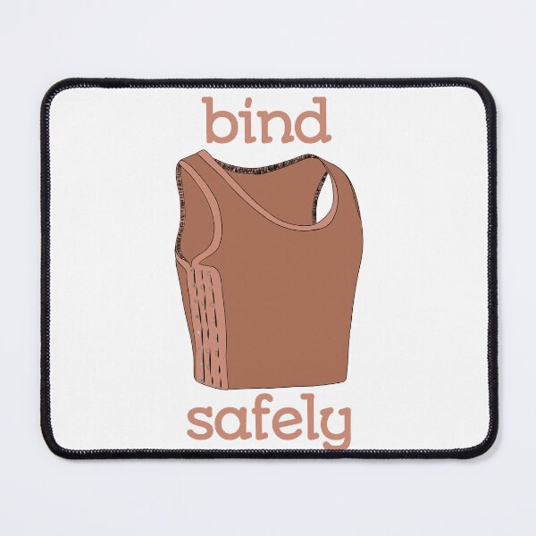 Item preview, Bind Safely (skintone 8) designed and sold by mossytoothjar.