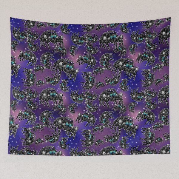 Item preview, Bold Jumping Spider in Space designed and sold by RJKpoyp.