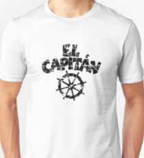 El Capitán Wheel Vintage (Black) Unisex T-Shirt