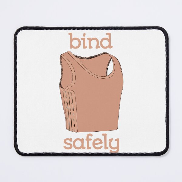 Item preview, Bind Safely (skintone 9) designed and sold by mossytoothjar.