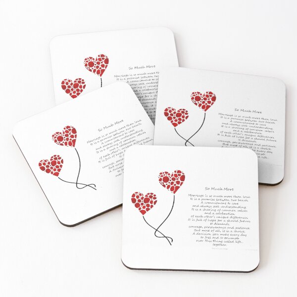 Item preview, So Much More Red Hearts Romantic Art designed and sold by Sharon Cummings Art.