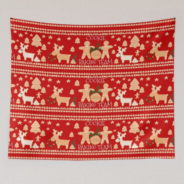 Item preview, Cookie Baking Team - Gingerbread Men & Reindeer Ugly Christmas designed and sold by r-silver.