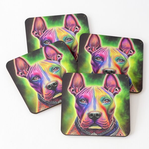 Aperçu de l'œuvre Tribal Pitbull Terrier Chien Art 3 créée et vendue par DiatomDesigns.