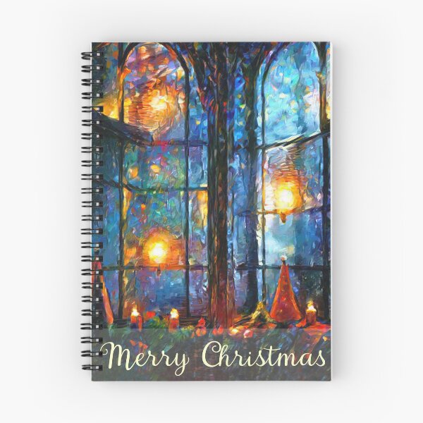Item preview, Merry Christmas design with stained glass window and candles designed and sold by Eduardo Tavares.