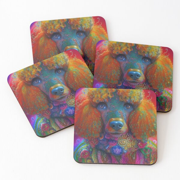 Item preview, Tribal Poodle Dog Art 1 designed and sold by DiatomDesigns.