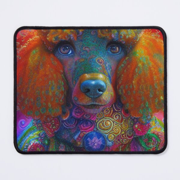 Item preview, Tribal Poodle Dog Art 1 designed and sold by DiatomDesigns.