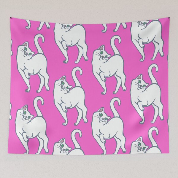 Item preview, Begging for Pettings--White Cat Style designed and sold by RJKpoyp.