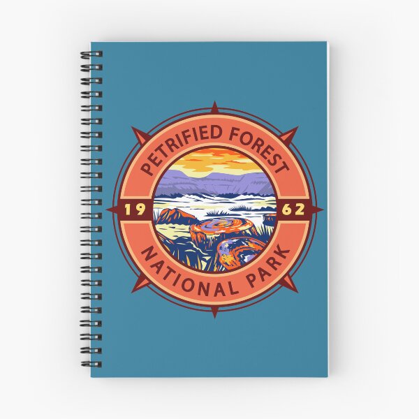 Item preview, Petrified Forest National Park Retro Compass Emblem designed and sold by KrisSidDesigns.