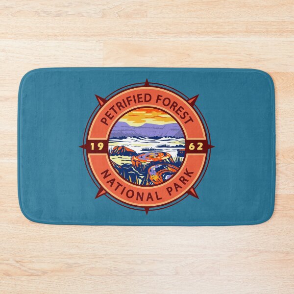 Item preview, Petrified Forest National Park Retro Compass Emblem designed and sold by KrisSidDesigns.