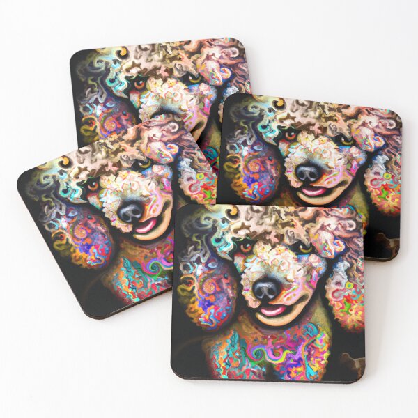 Item preview, Tribal Poodle Dog Art 2 designed and sold by DiatomDesigns.