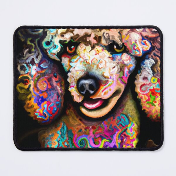 Item preview, Tribal Poodle Dog Art 2 designed and sold by DiatomDesigns.