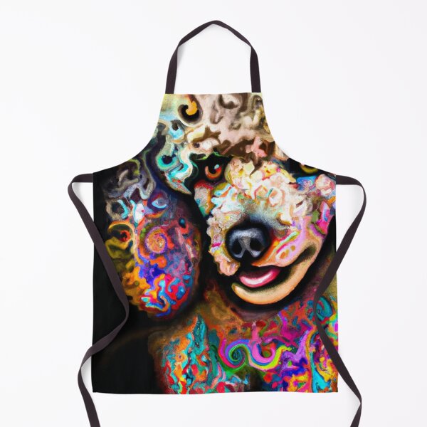 Item preview, Arte tribal del perro caniche 2 designed and sold by DiatomDesigns.