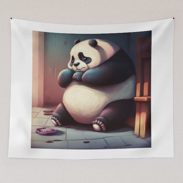 Item preview, Bored Obese Panda in Depression designed and sold by recollectionsv.