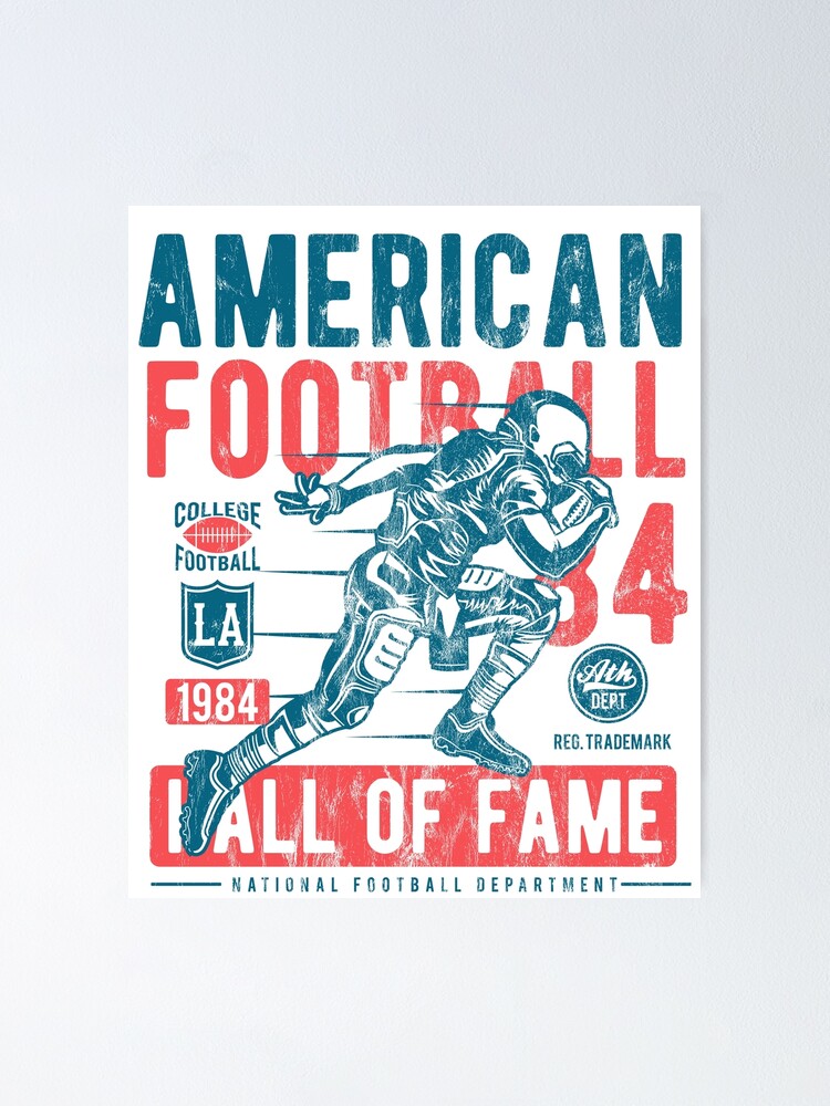  Unique American Football Sport Design Fan Hall of Fame T-Shirt  : Clothing, Shoes & Jewelry