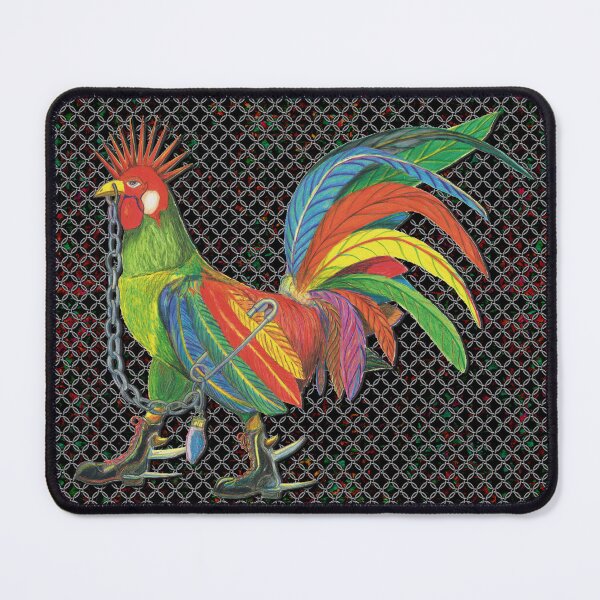 Artikelvorschau, Punky Rooster Basics on Black Chain entworfen und verkauft von AJLeibengeist.