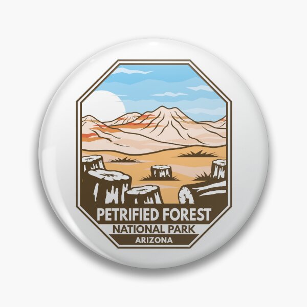 Item preview, Petrified Forest National Park Minimal Retro Emblem designed and sold by KrisSidDesigns.