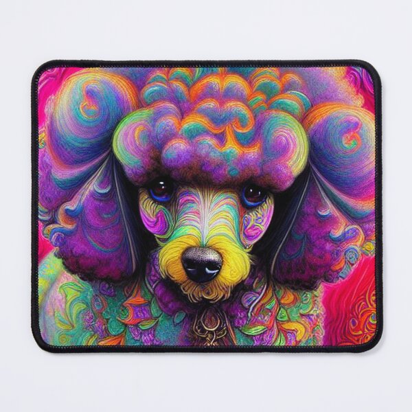 Item preview, Tribal Poodle Dog Art 3 designed and sold by DiatomDesigns.