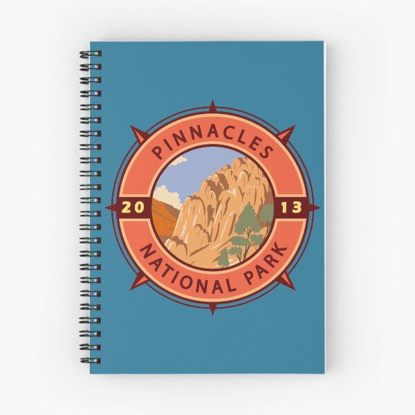 Item preview, Pinnacles National Park Retro Compass Emblem designed and sold by KrisSidDesigns.