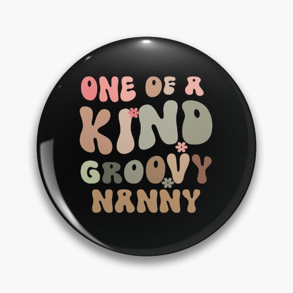 Item preview, One of a Kind Nanny in Playful Trendy Groovy Style designed and sold by CuteTrendyFinds.