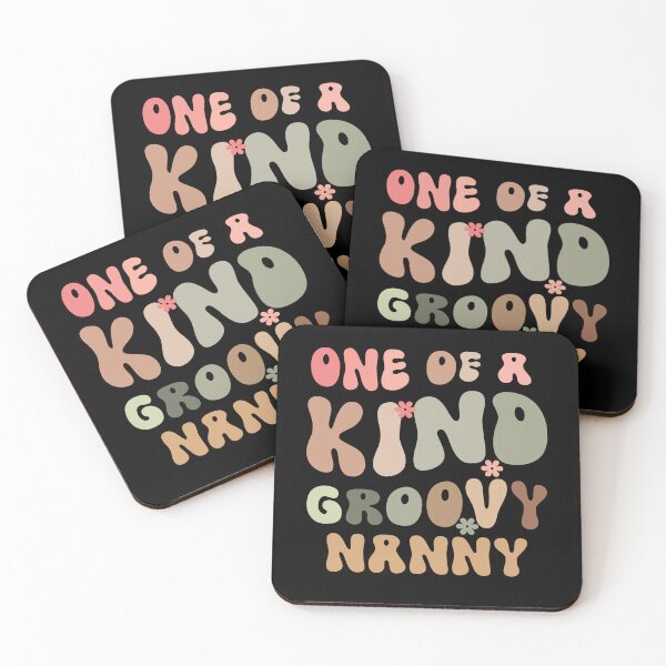 Item preview, One of a Kind Nanny in Playful Trendy Groovy Style designed and sold by CuteTrendyFinds.