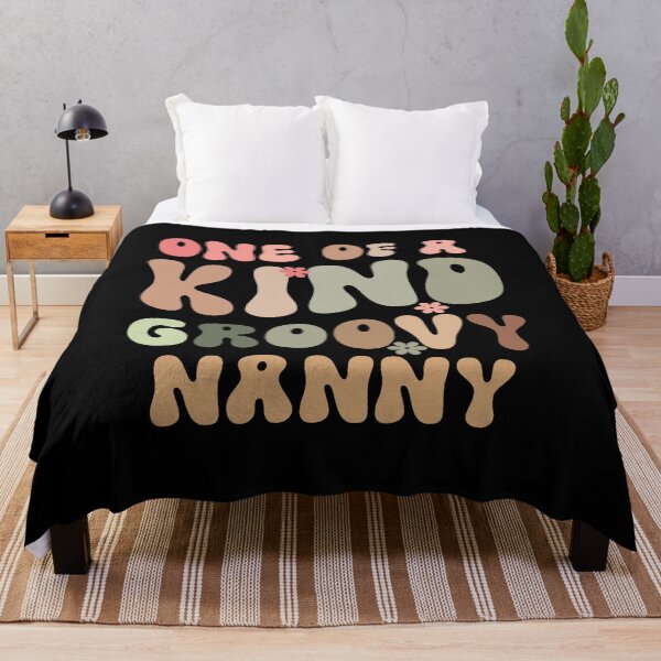 Item preview, One of a Kind Nanny in Playful Trendy Groovy Style designed and sold by CuteTrendyFinds.