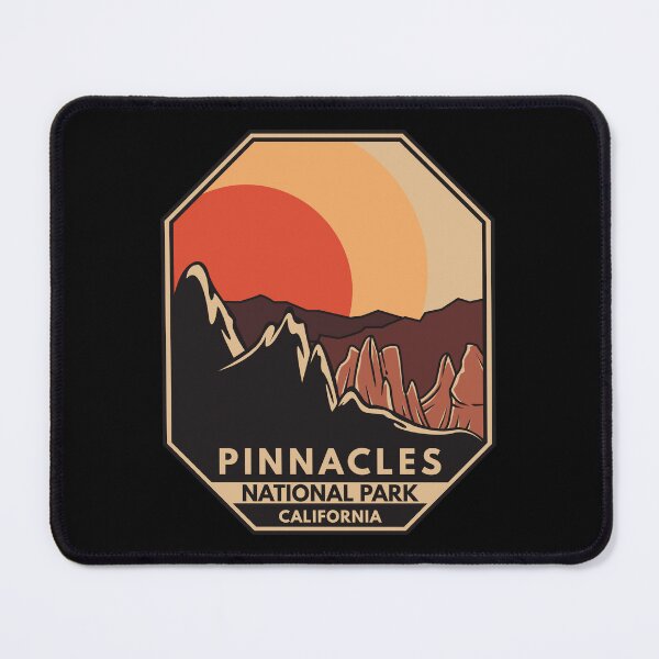 Item preview, Pinnacles National Park Minimal Retro Emblem designed and sold by KrisSidDesigns.