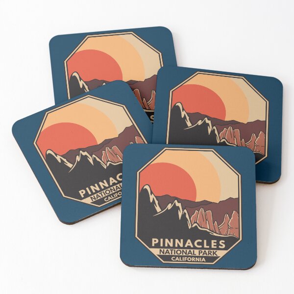 Item preview, Pinnacles National Park Minimal Retro Emblem designed and sold by KrisSidDesigns.