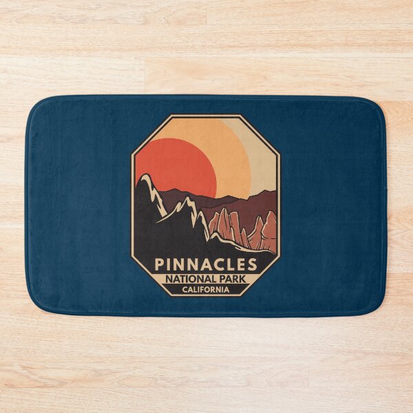 Item preview, Pinnacles National Park Minimal Retro Emblem designed and sold by KrisSidDesigns.