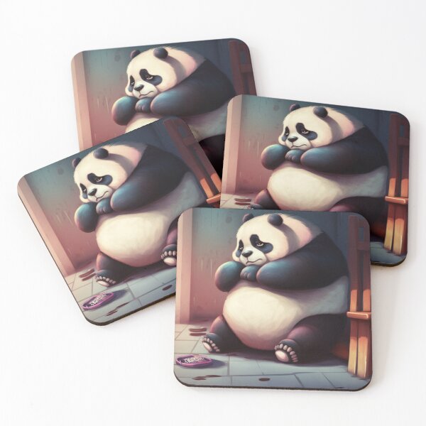 Item preview, Panda obeso aburrido en la depresión designed and sold by recollectionsv.