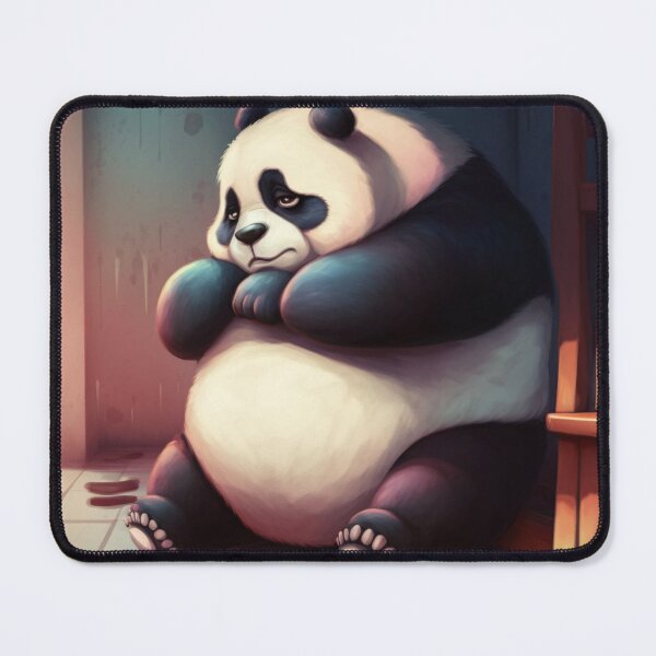 Item preview, Bored Obese Panda in Depression designed and sold by recollectionsv.