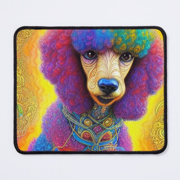 Item preview, Tribal Poodle Dog Art 4 designed and sold by DiatomDesigns.