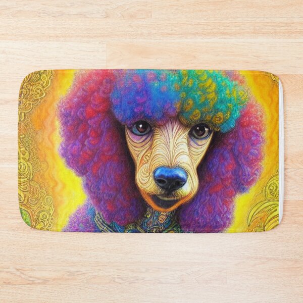 Item preview, Tribal Poodle Dog Art 4 designed and sold by DiatomDesigns.