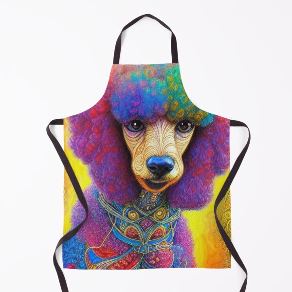 Item preview, Tribal Poodle Dog Art 4 designed and sold by DiatomDesigns.