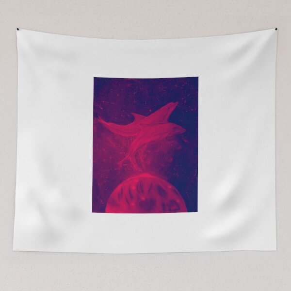 Item preview, Dolphins abstract  designed and sold by teenamarie23art.