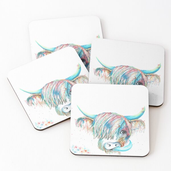 Item preview, Highland Cattle full of colour designed and sold by Deb Webb.